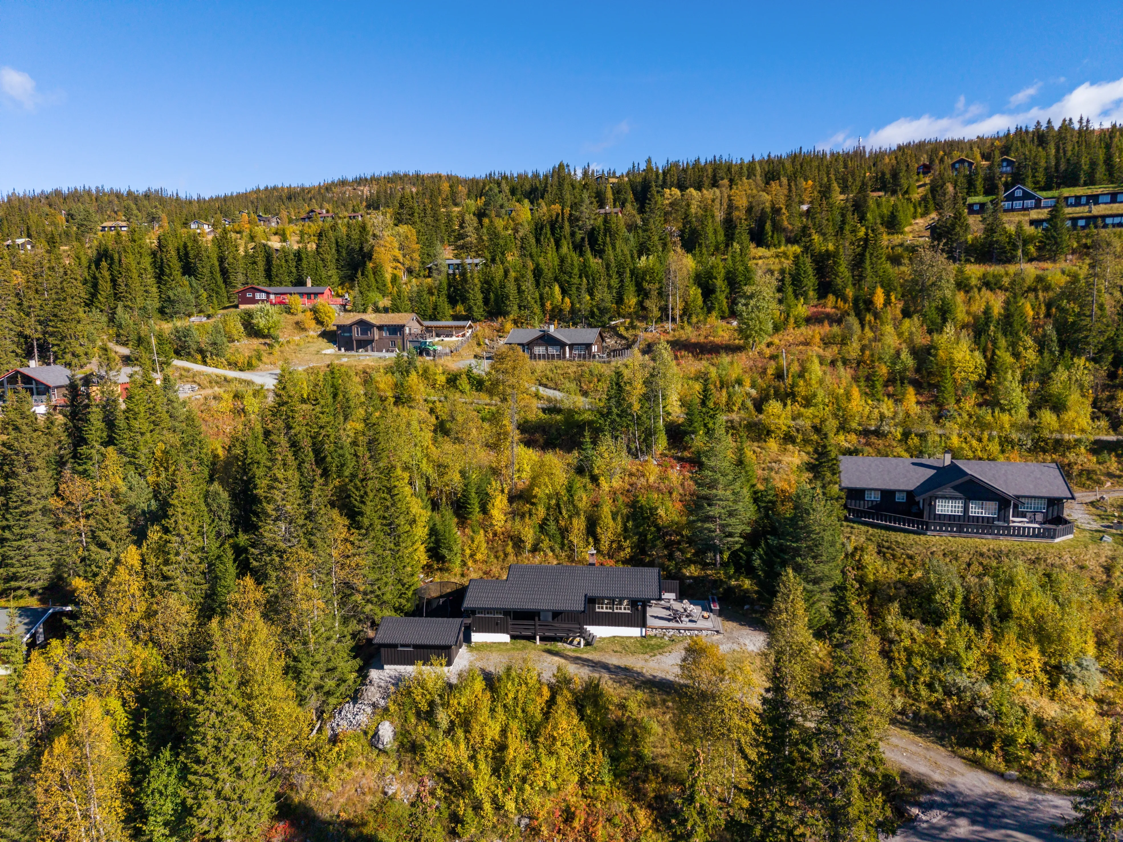 1970s Family Cabin in Nesbyen with Terrace and Garage - Image 3