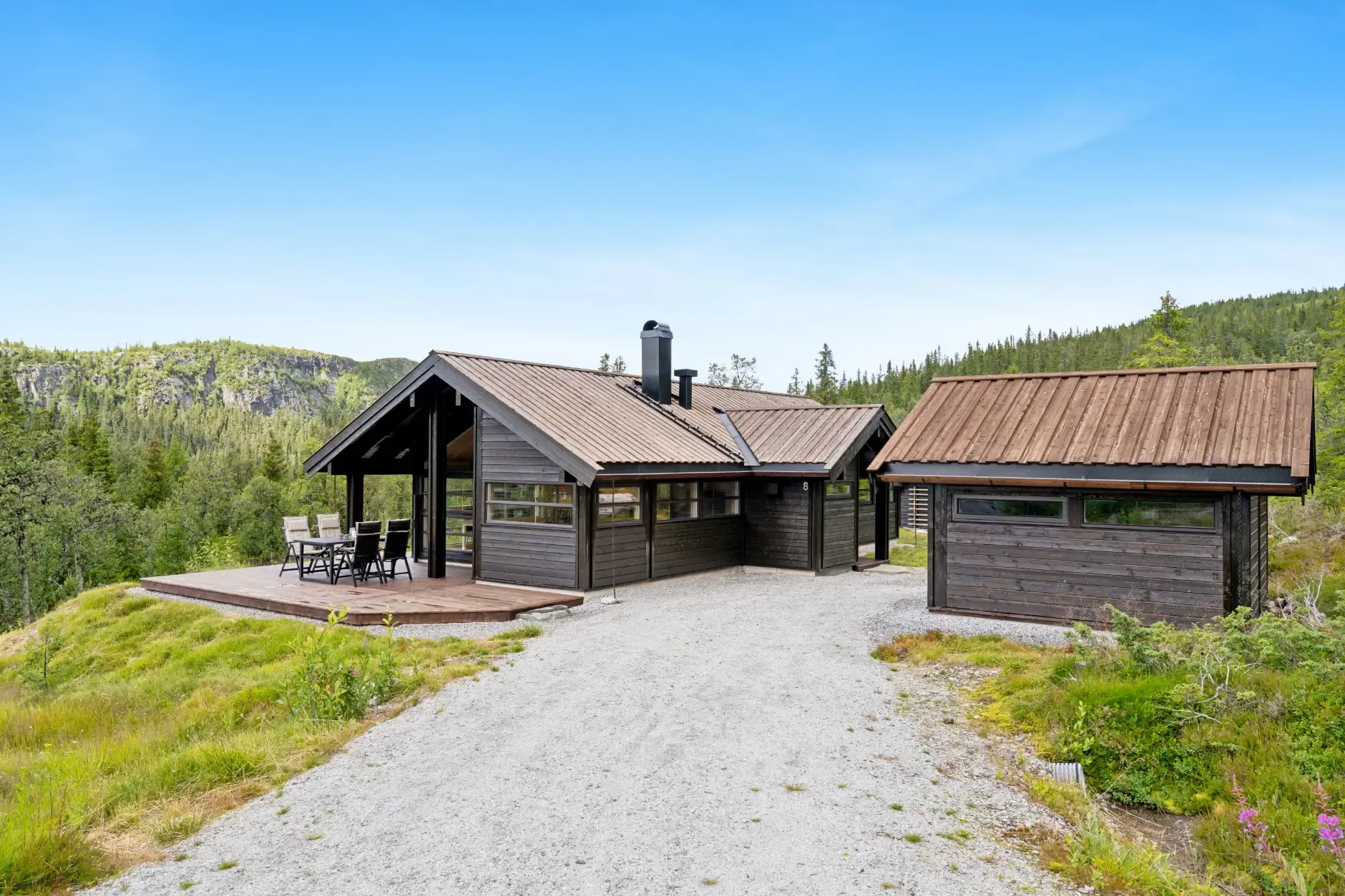 Contemporary 3-Bedroom Country House with Expansive Garden in Eggedal, Norway - Image 1