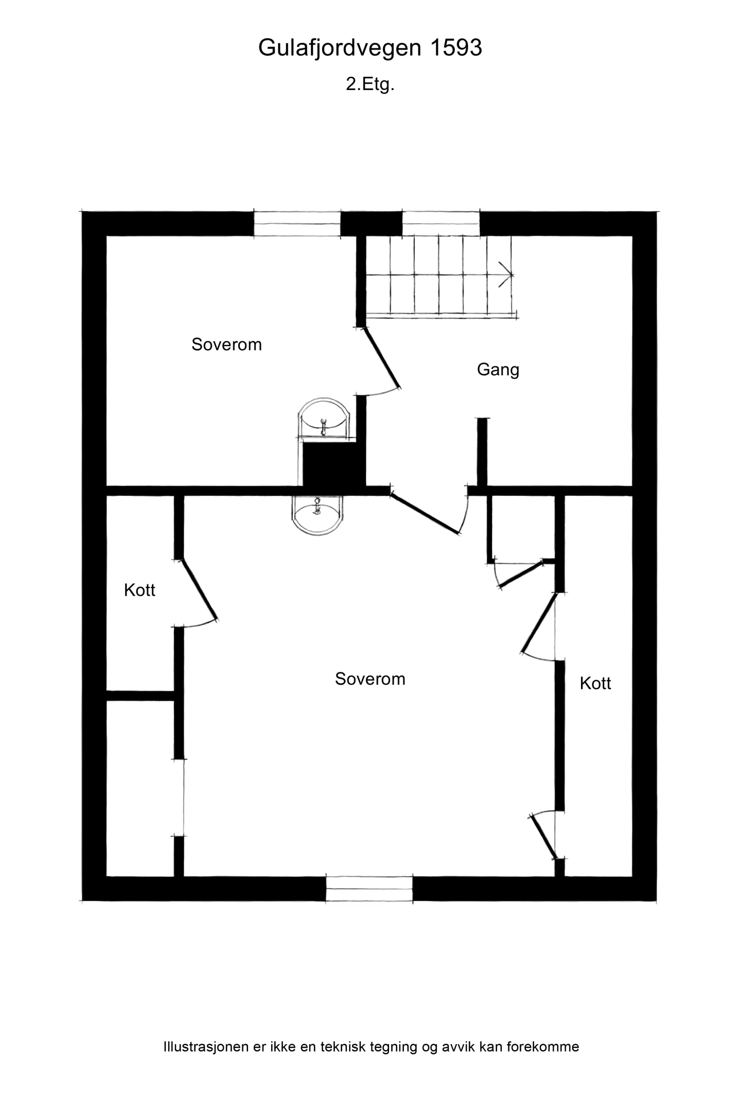 1936 Cabin in Dalsøyra with Restoration Potential and Wood Heating - View image 18 of 38