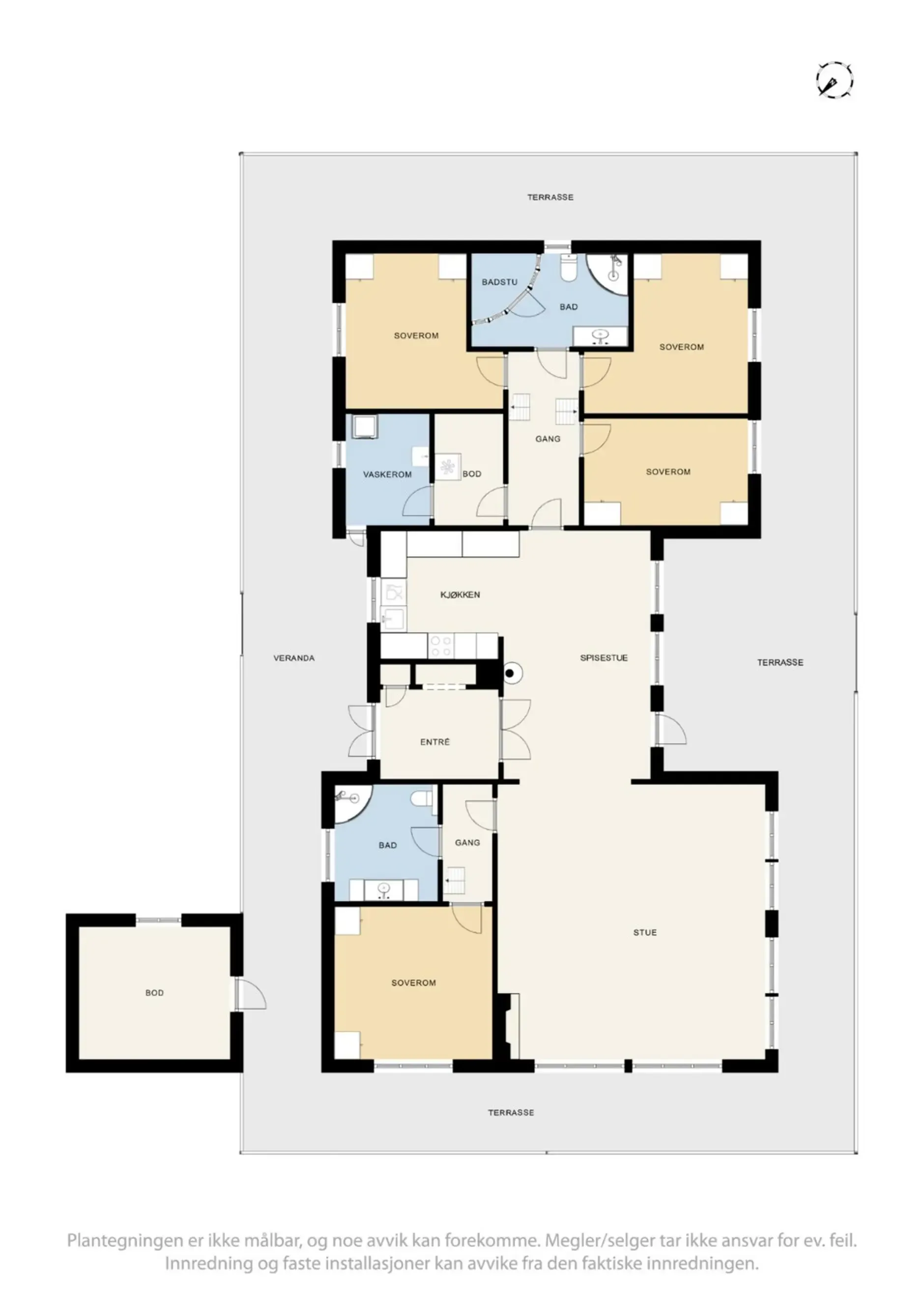 Spacious 4-Bedroom Country House with Expansive Lot in Norway's Telemark Region - Image 5