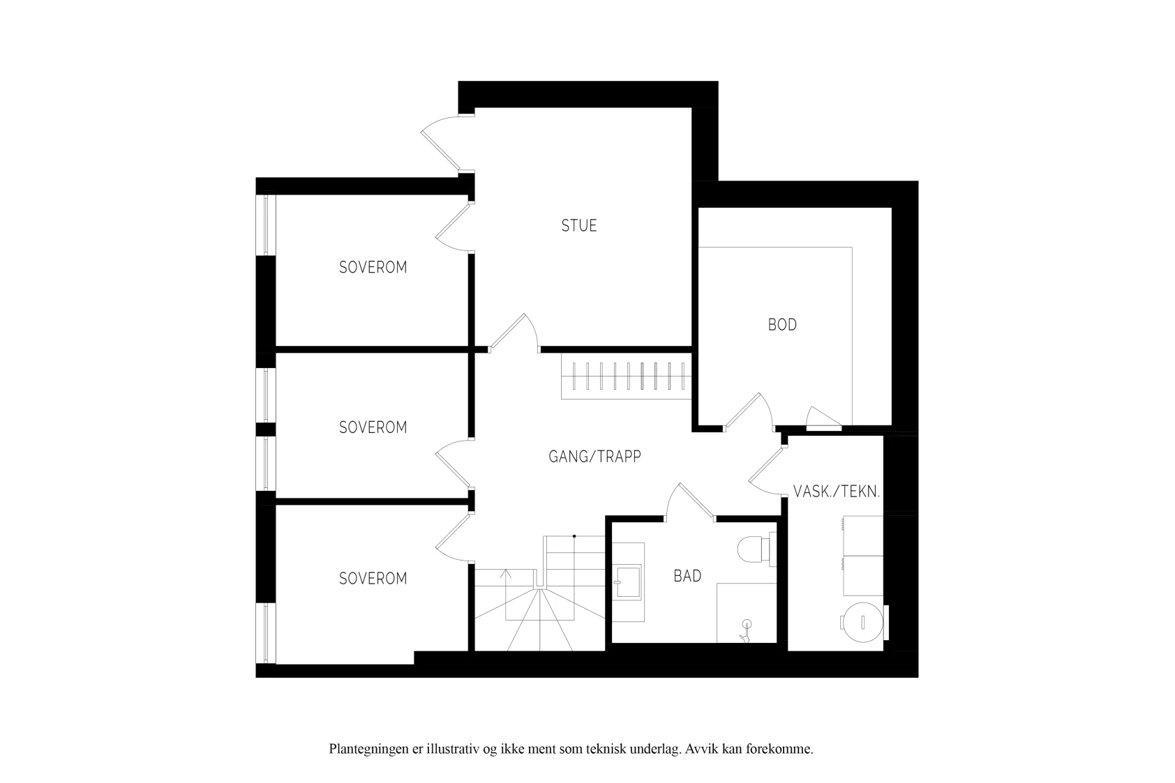 Moderne landhus med 4 soveværelser i Tjørhom med sauna og to opholdsrum - Vis billede 19 af 39